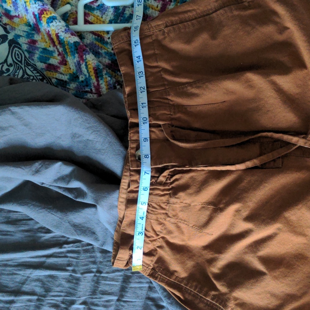 Propaganda | Cotton Paperbag Pants - L, Rust Orange - Picture 13 of 15